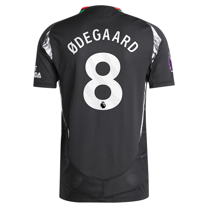 Martin Odegaard Arsenal adidas 2024/25 Away Player Jersey - Black