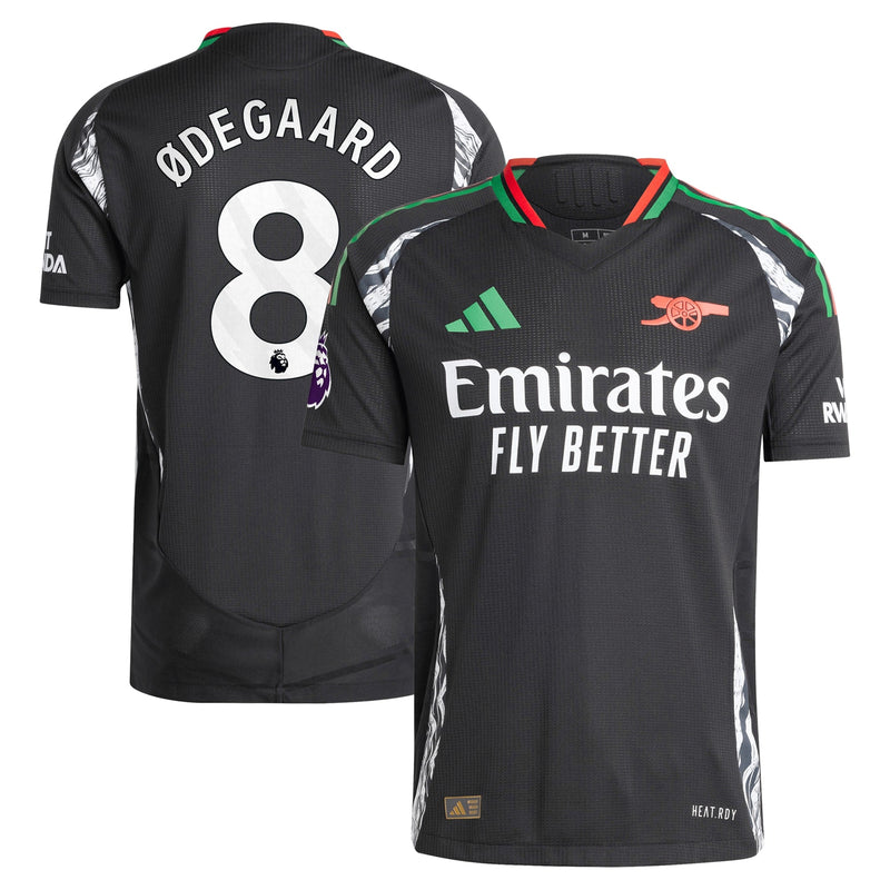 Martin Odegaard Arsenal adidas Shirt 2024/2025 Away Player Jersey - Black