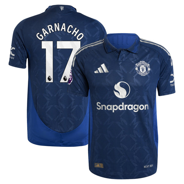 Alejandro Garnacho Manchester United adidas 2024/25 Away Player Jersey - Navy