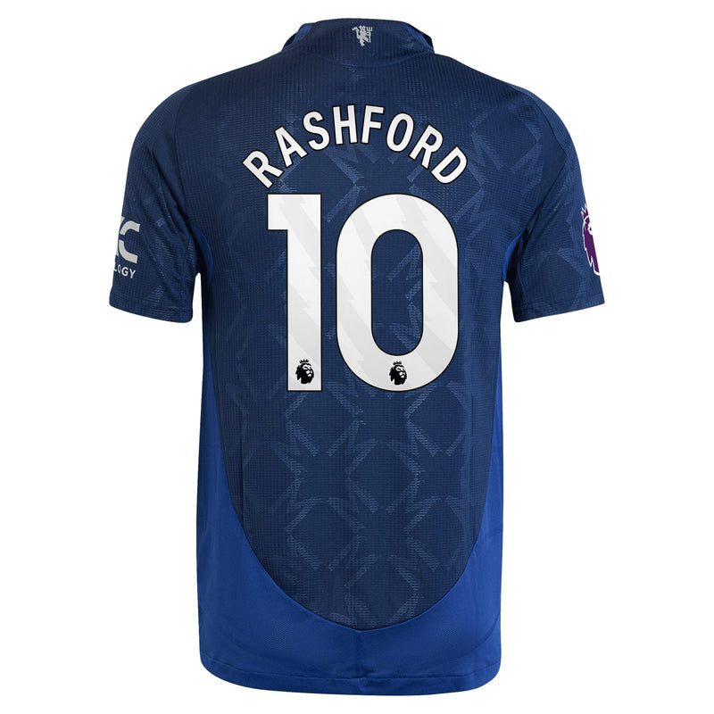 Marcus Rashford Manchester United adidas 2024/25 Away Player Jersey - Navy