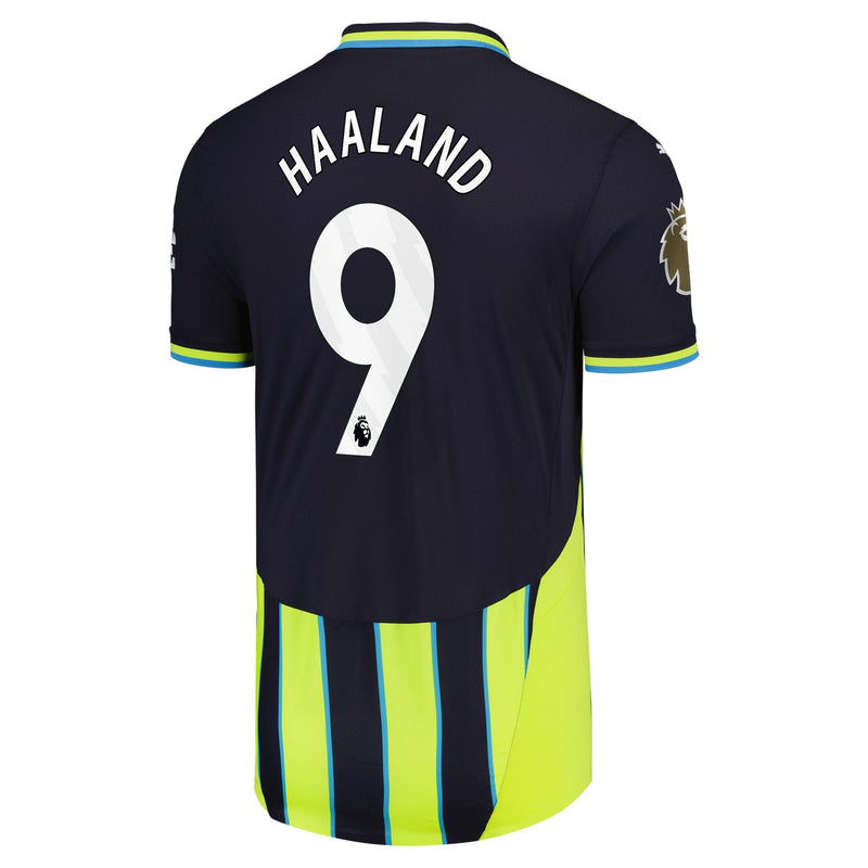 Erling Haaland Manchester City Puma 2024/25 Away Player Jersey - Navy