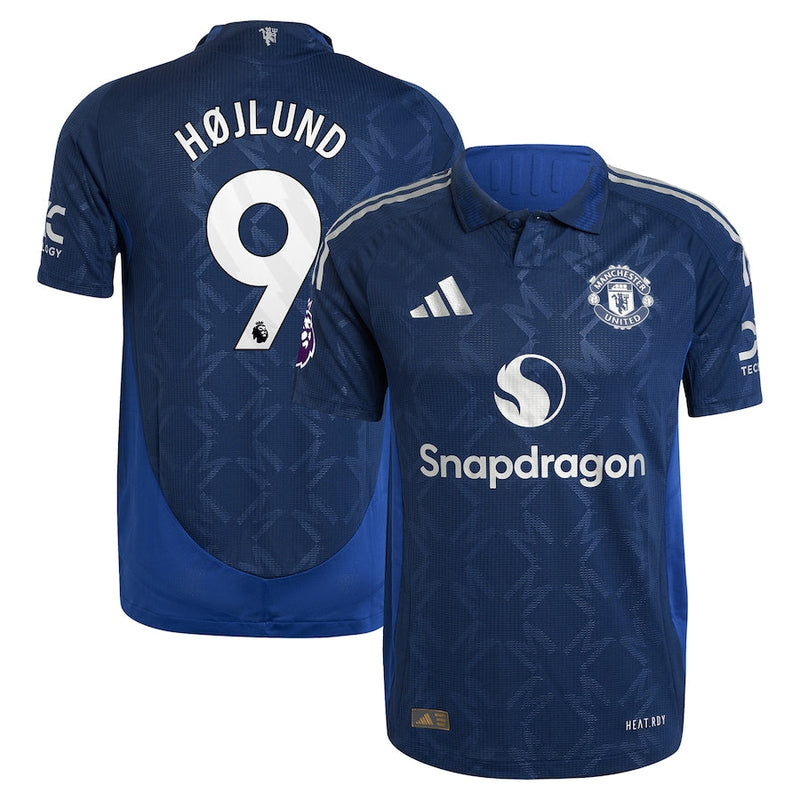 Rasmus Højlund Manchester United adidas 2024/25 Away Player Jersey - Navy