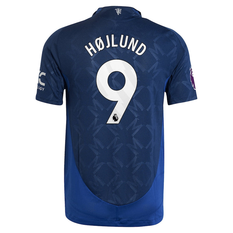 Rasmus Højlund Manchester United adidas 2024/25 Away Player Jersey - Navy