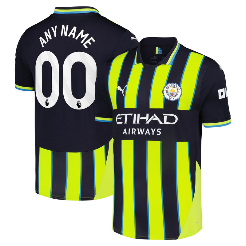 Manchester City Puma 2024/25 Away Custom Jersey - Navy