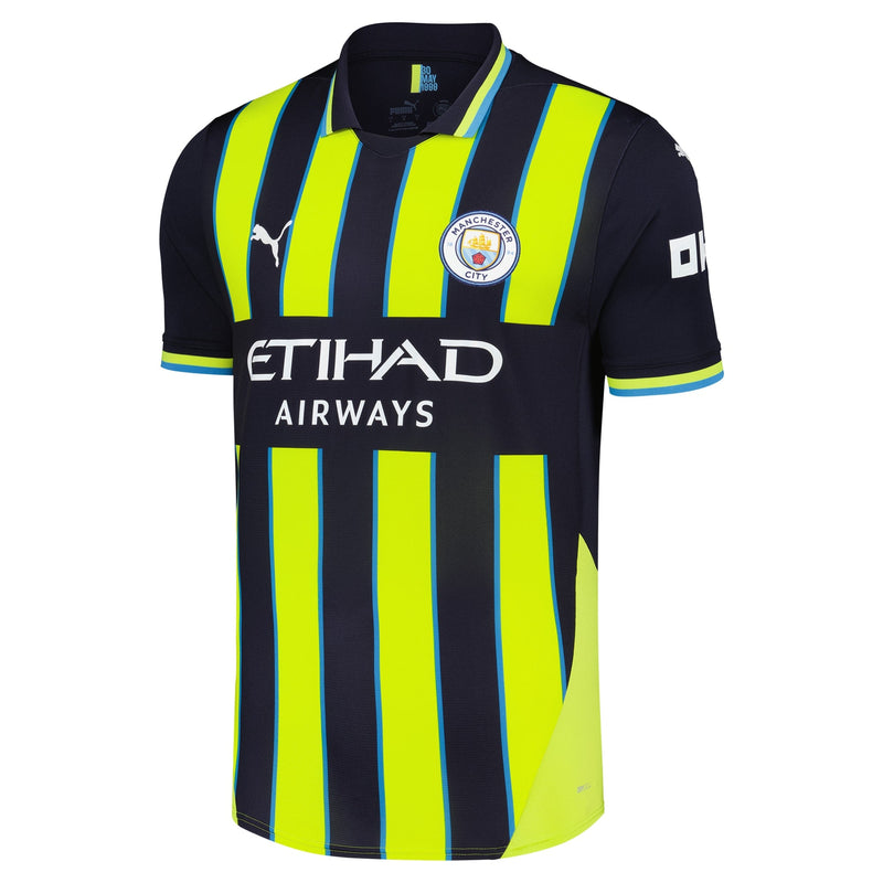 Manchester City Puma 2024/25 Away Custom Jersey - Navy