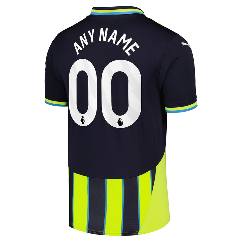 Manchester City Puma 2024/25 Away Custom Jersey - Navy