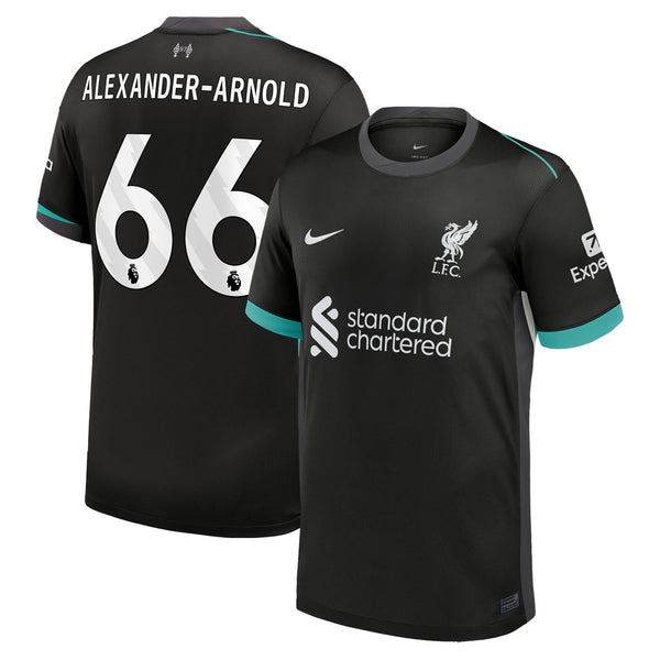 Trent Alexander-Arnold Liverpool Nike 2024/25 Away Jersey - Forest Green