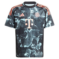 Harry Kane Bayern Munich adidas Youth 2024/25 Away Player Jersey - Black