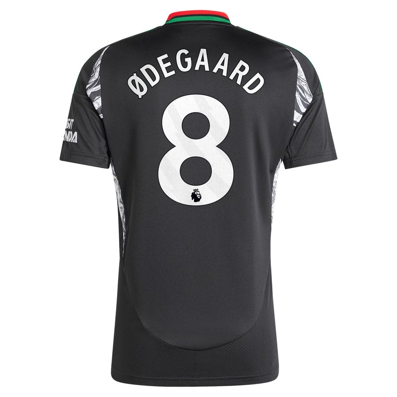 Martin Odegaard Arsenal adidas 2024/25 Away Player Jersey - Black