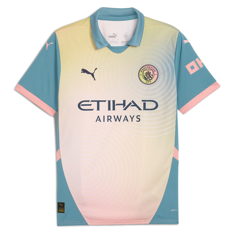 Erling Haaland Manchester City Puma 2024/25 Fourth Player Jersey - Blue