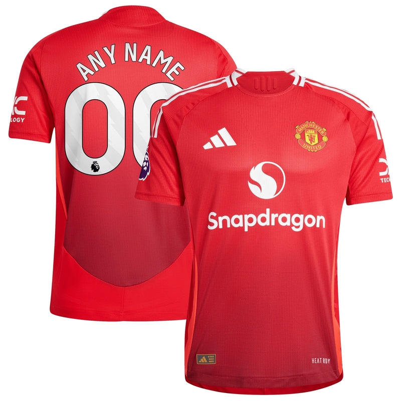 Manchester United adidas Shirt 2024/2025 Home Custom Jersey - Red