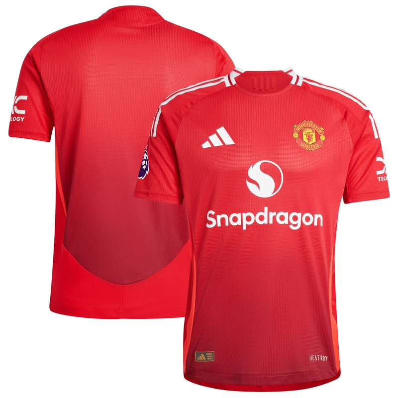 Manchester United adidas 2024/25 Home Patch Jersey - Red
