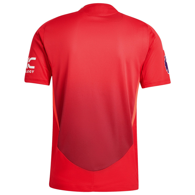 Manchester United adidas 2024/25 Home Patch Jersey - Red