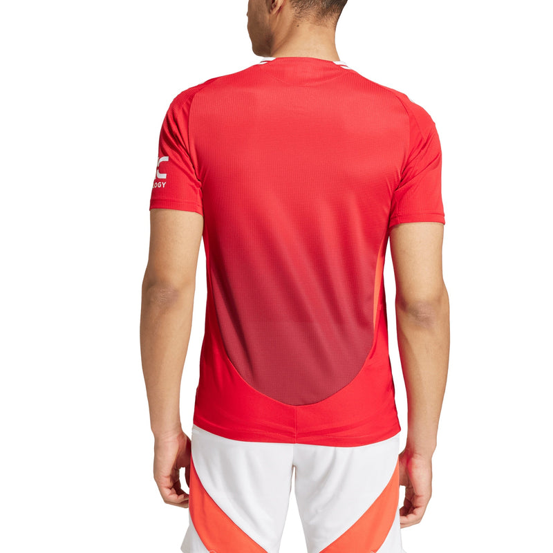 Manchester United adidas 2024/25 Home Patch Jersey - Red