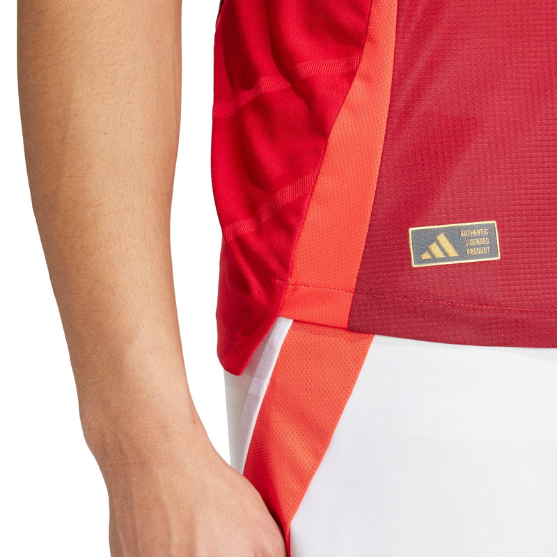 Manchester United adidas 2024/25 Home Patch Jersey - Red
