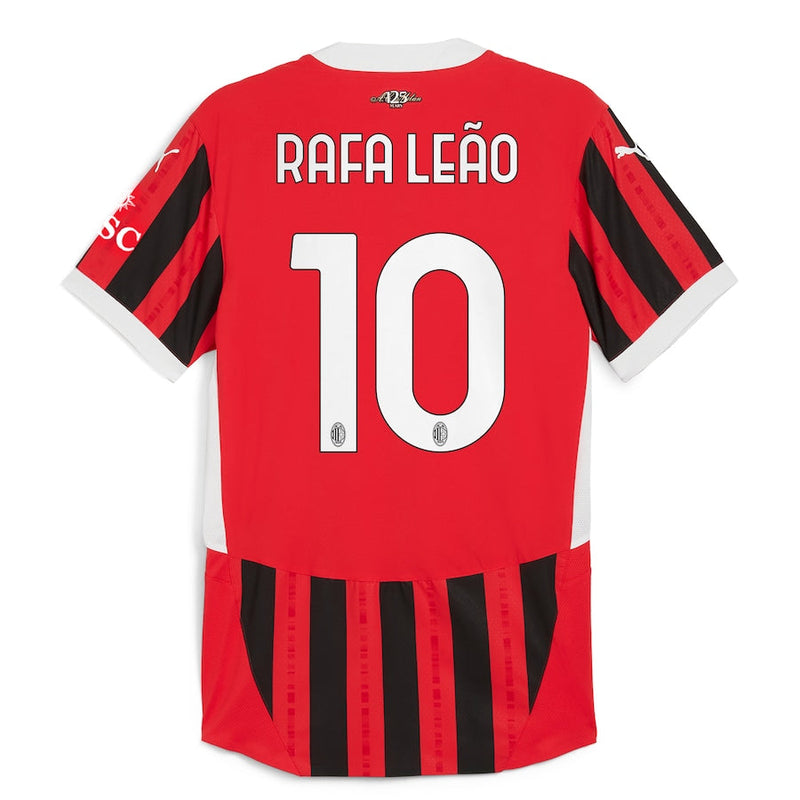 Rafael Leão AC Milan Puma 2024/25 Home Player Jersey - Red