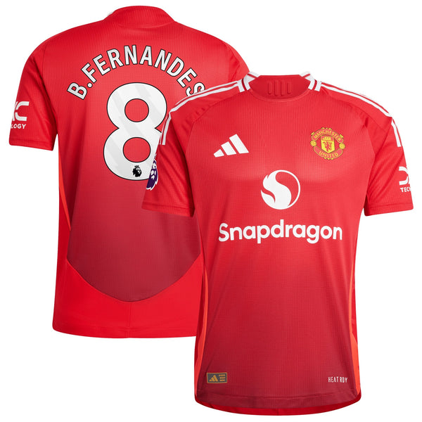 Bruno Fernandes Manchester United 2024/25 Home Player Jersey - Red