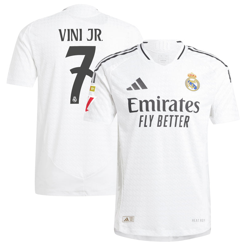 Vini Jr. Real Madrid adidas 2024/25 Home Player Jersey - White