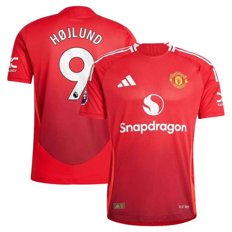 Rasmus Højlund Manchester United adidas Shirt 2024/2025 Home Player Jersey - Red