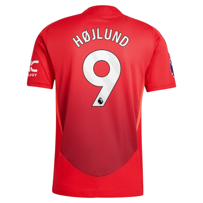 Rasmus Højlund Manchester United adidas 2024/25 Home Player Jersey - Red