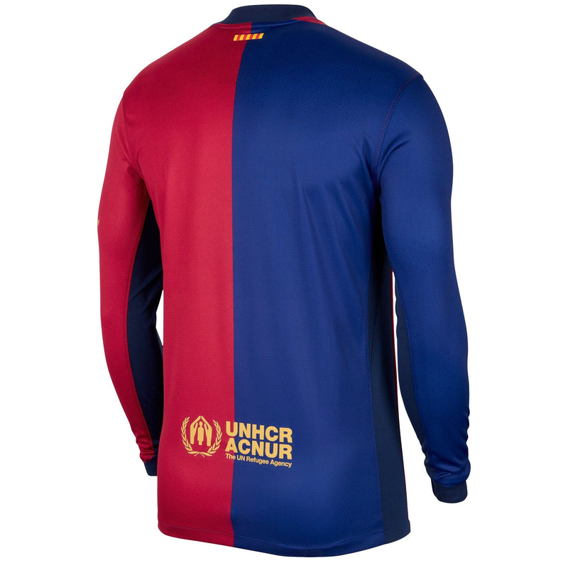 Barcelona Nike 2024/25 Home Long Sleeve Jersey - Royal