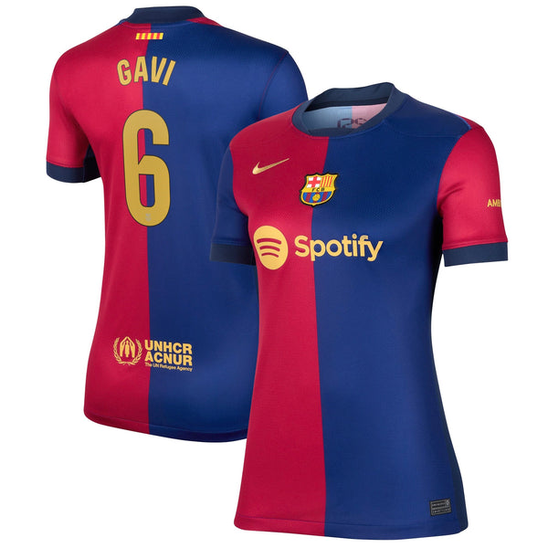 Gavi Barcelona Nike Women's 2024/25 Home Player Jersey - Royal