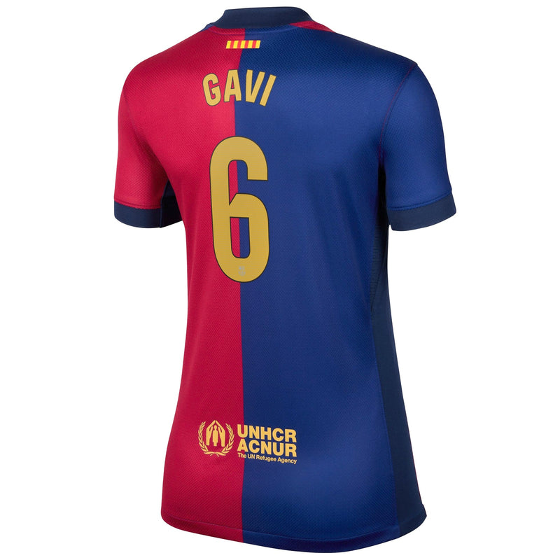 Gavi Barcelona Nike Women's 2024/25 Home Player Jersey - Royal