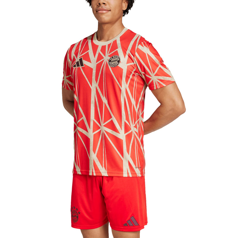 Bayern Munich adidas 2024/25 Pre-Match Top - Red