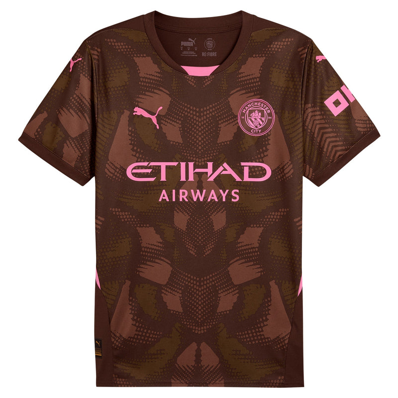 Manchester City Puma 2024/25 Short Sleeve Goalkeeper Jersey - Brown