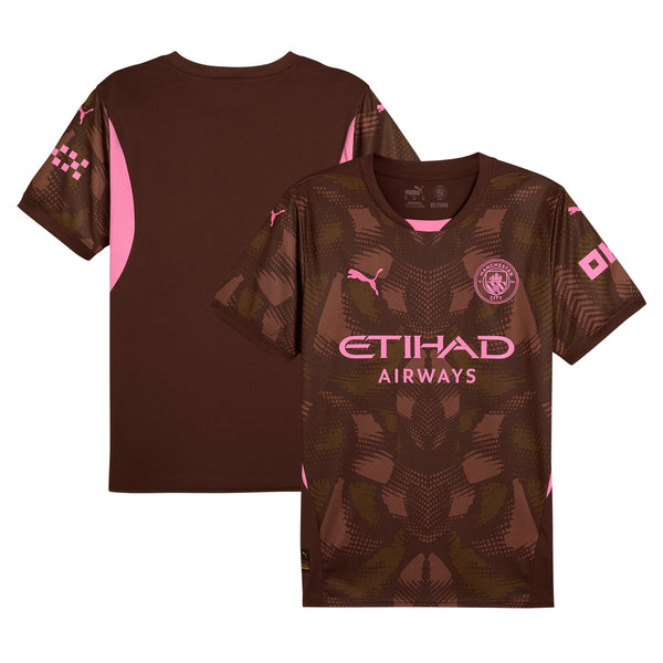 Manchester City Puma 2024/25 Short Sleeve Goalkeeper Jersey - Brown