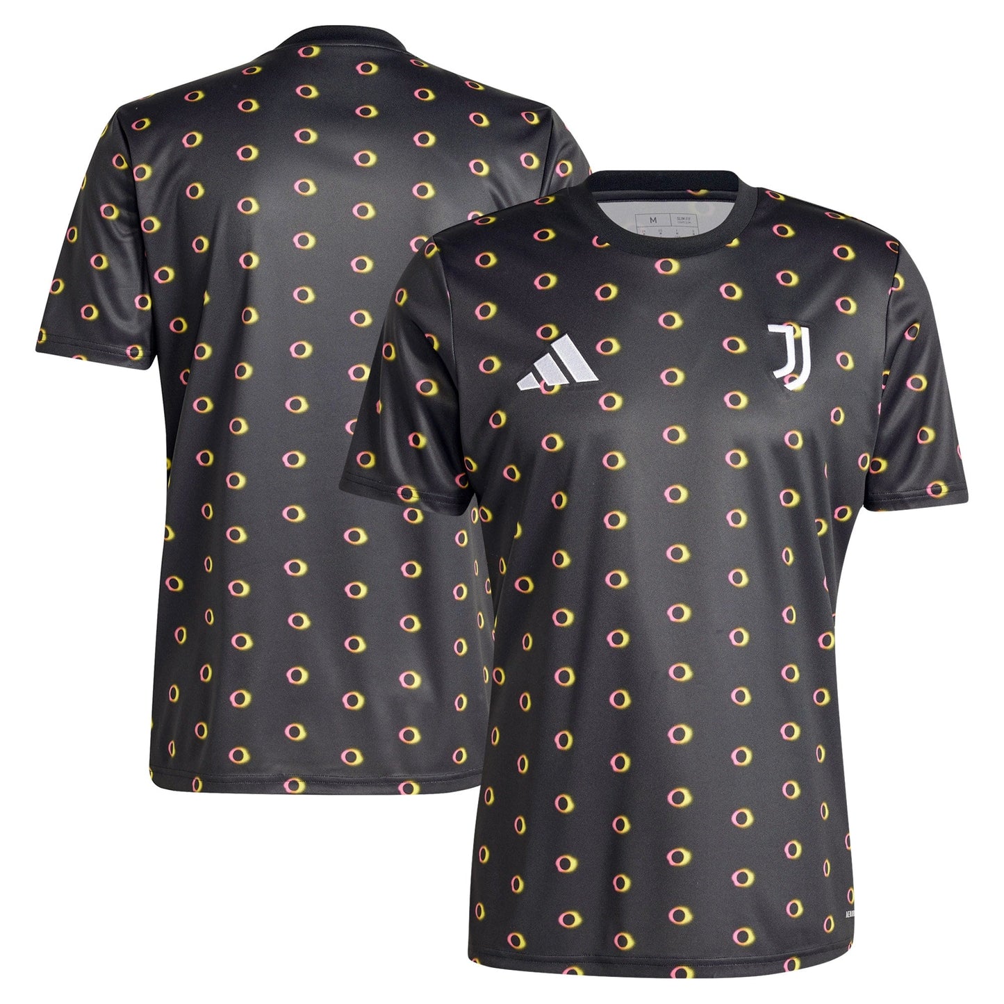 Juventus adidas 2024/25 Slim Fit Pre-Match Top - Black