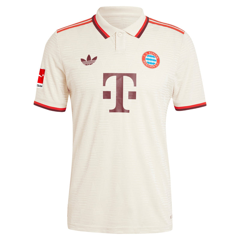 Bayern Munich adidas Originals 2024/25 Third Custom Jersey - Cream