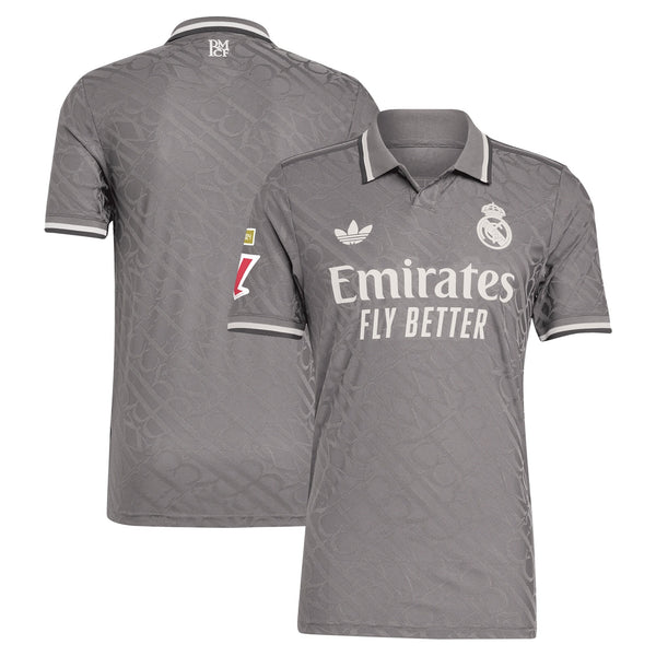 Real Madrid adidas Originals 2024/25 Third Jersey - Charcoal