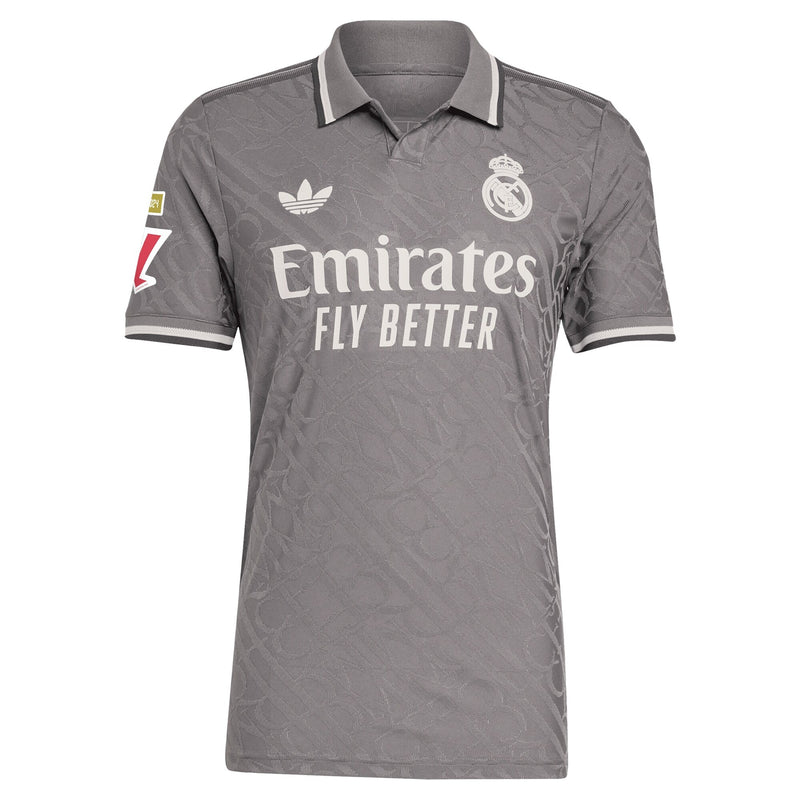 Real Madrid adidas Shirt 2024/2025 Third Custom Jersey - Charcoal