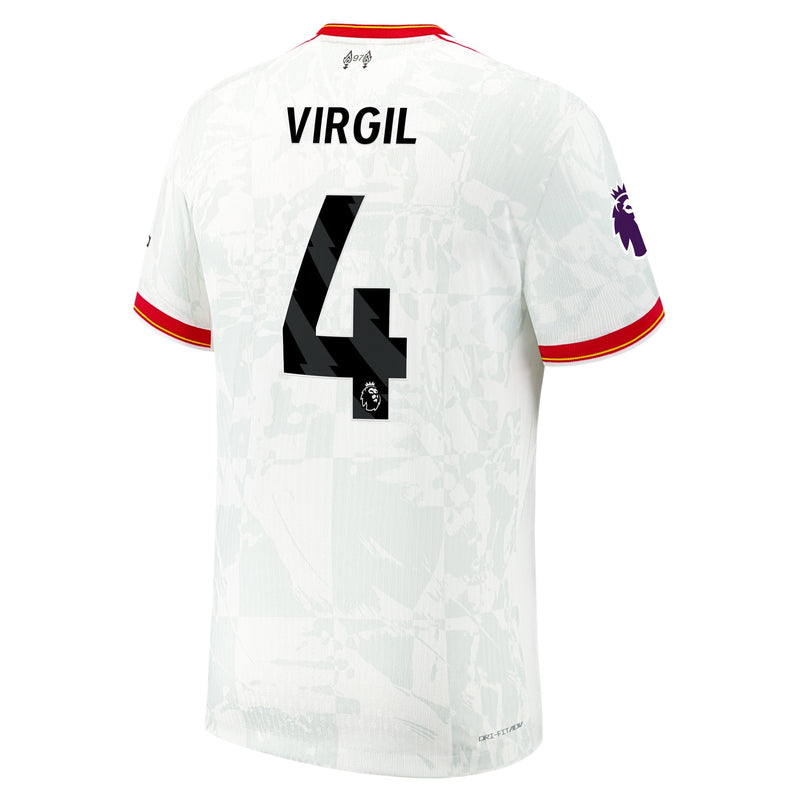 Virgil van Dijk Liverpool Nike 2024/25 Third Jersey - White