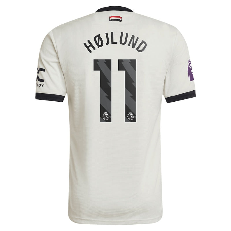 Rasmus Højlund Manchester United adidas Shirt 2024/2025 Third Jersey - Cream