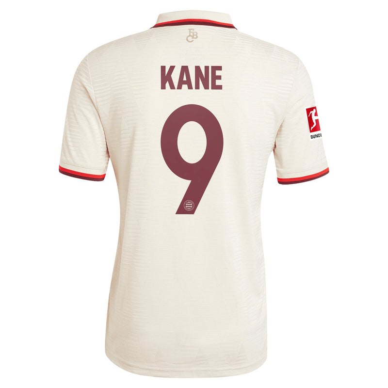 Harry Kane Bayern Munich adidas Originals 2024/25 Third Player Jersey - Cream