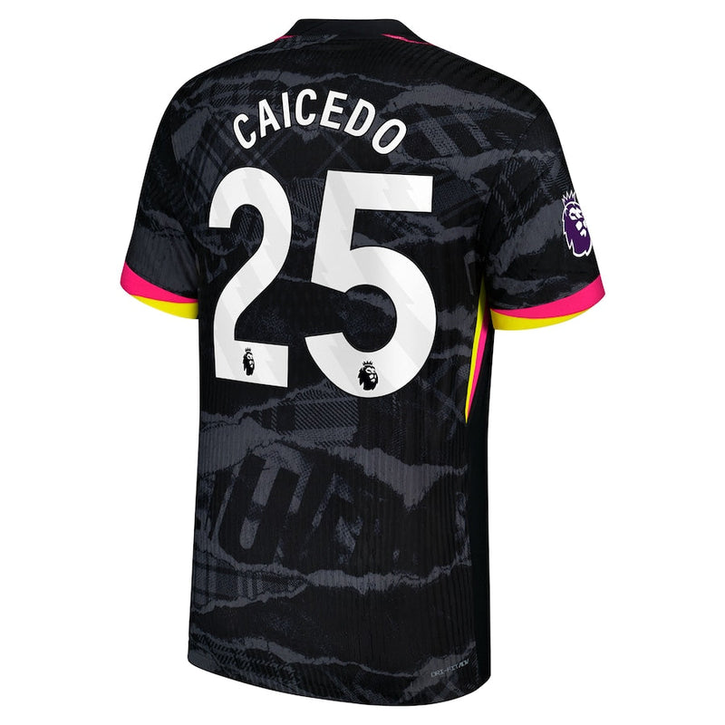 Moisés Caicedo Chelsea Nike 2024/25 Third Player Jersey - Anthracite