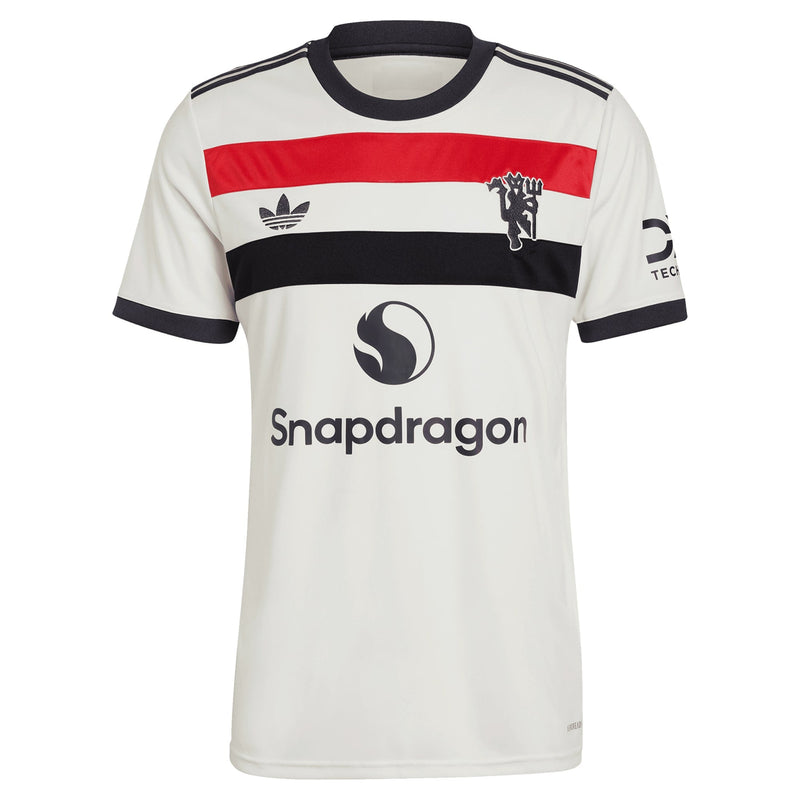 Manchester United adidas Originals 2024/25 Third Custom Jersey - Cream