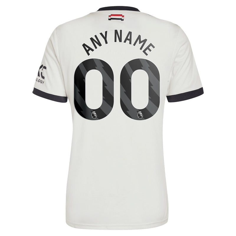 Manchester United adidas Originals 2024/25 Third Custom Jersey - Cream