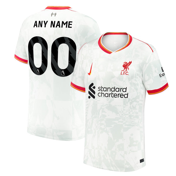 Liverpool Nike 2024/25 Third Custom  Jersey - White