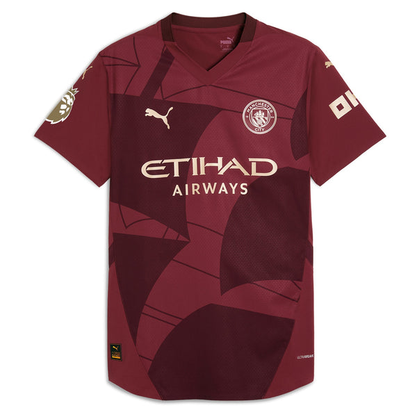 Manchester City Puma 2024/25 Third Jersey - Burgundy