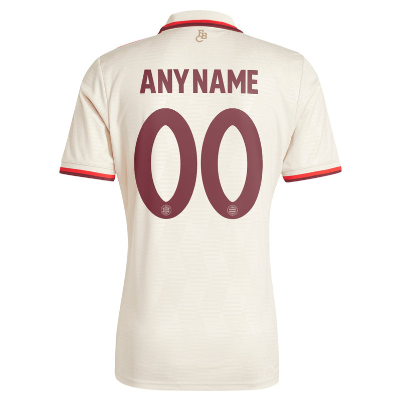 Bayern Munich adidas Originals 2024/25 Third Custom Jersey - Cream