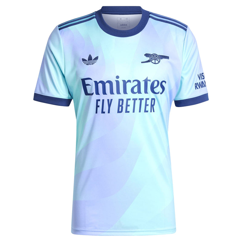 Arsenal adidas Originals 2024/25 Third Jersey - Aqua