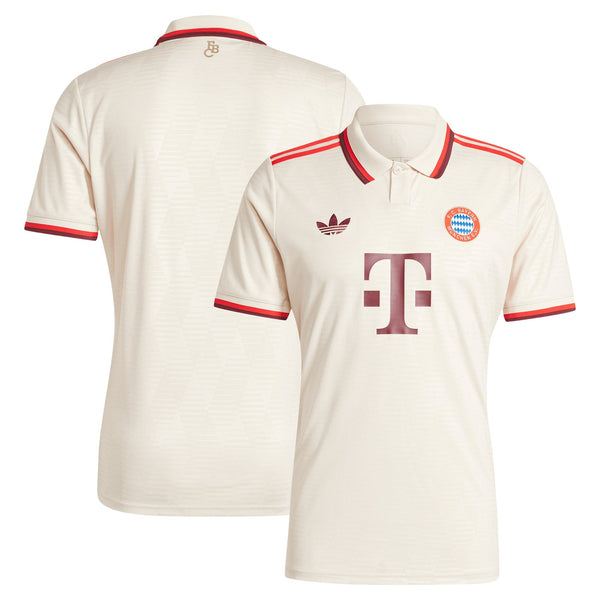 Bayern Munich adidas Originals 2024/25 Third Jersey - Cream