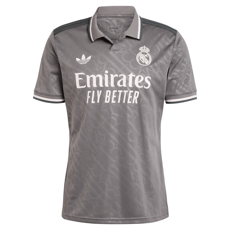 Real Madrid adidas Originals 2024/25 Third Jersey - Charcoal