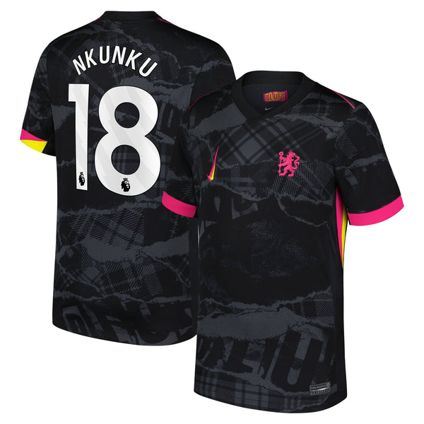 Christopher Nkunku Chelsea Nike 2024/25 Third Player Jersey - Anthracite