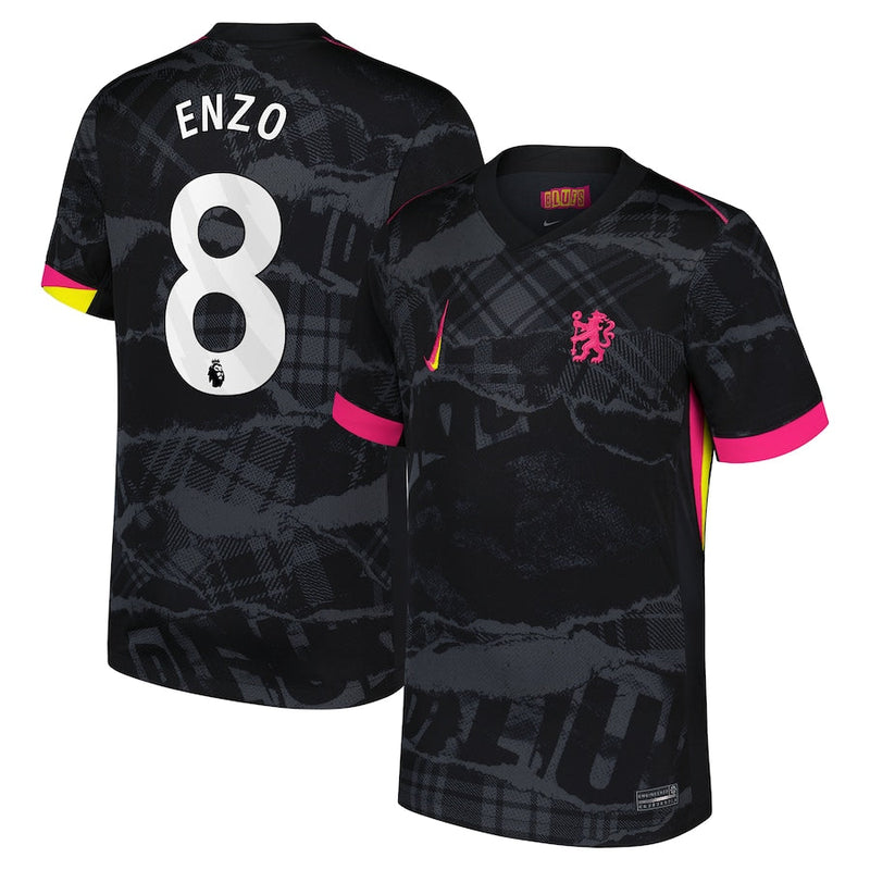 Enzo Fernández Chelsea Nike 2024/25 Third Player Jersey - Anthracite