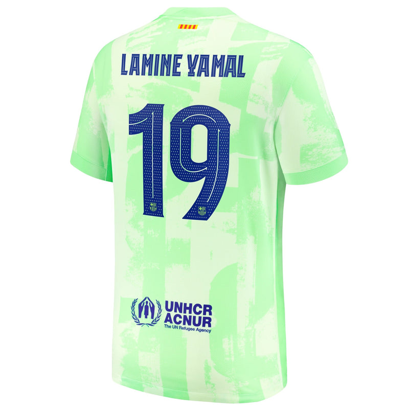 Lamine Yamal Barcelona Nike 2024/25 Third Player Jersey - Yellow