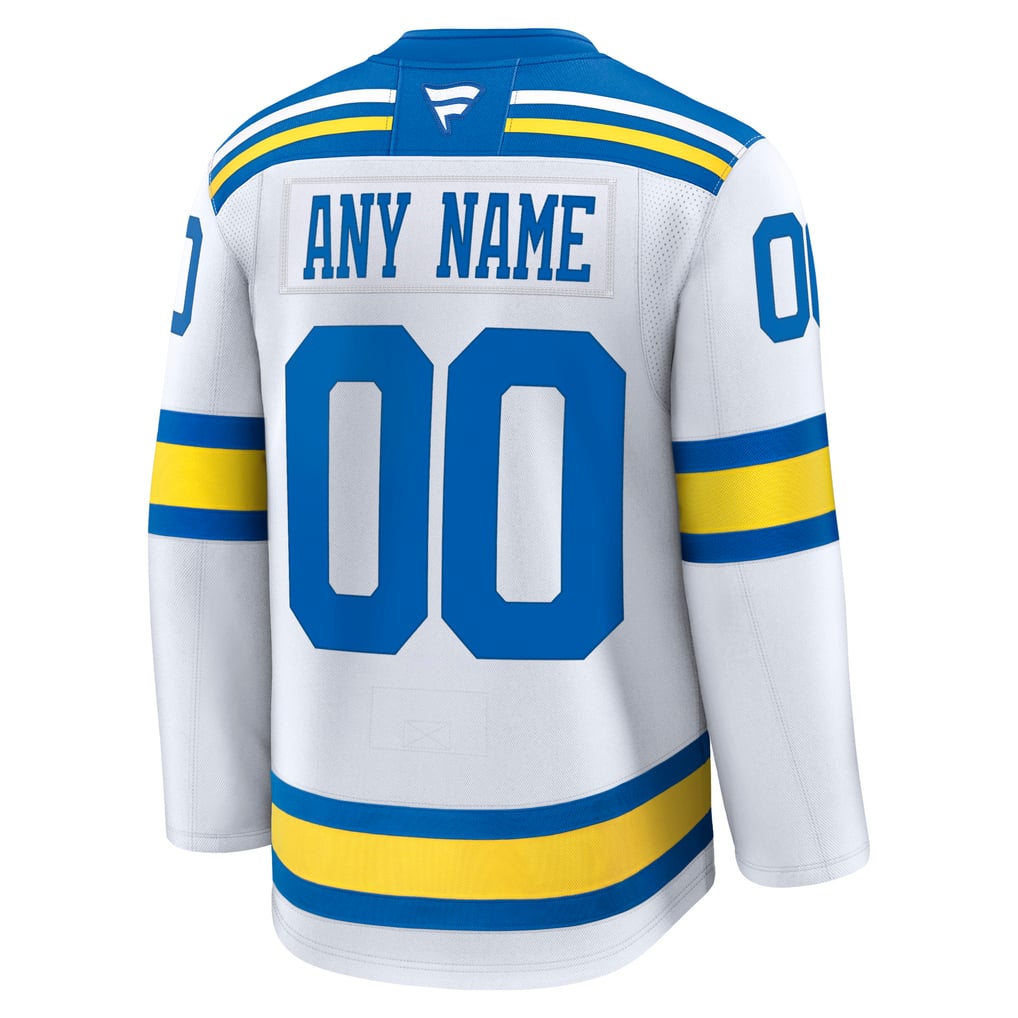 Town Jersey Fanatics St. Louis Blues Away Premium Custom Jersey